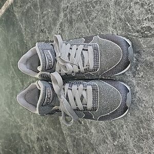 Skechers OG Sparkle Hidden Wedge Heel Fashion Sneakers